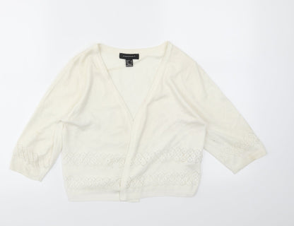 Primark Womens Ivory   Cardigan Jumper Size 12
