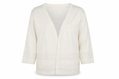 Womens UK Size 12 Primark Ivory Cardigan Jumper