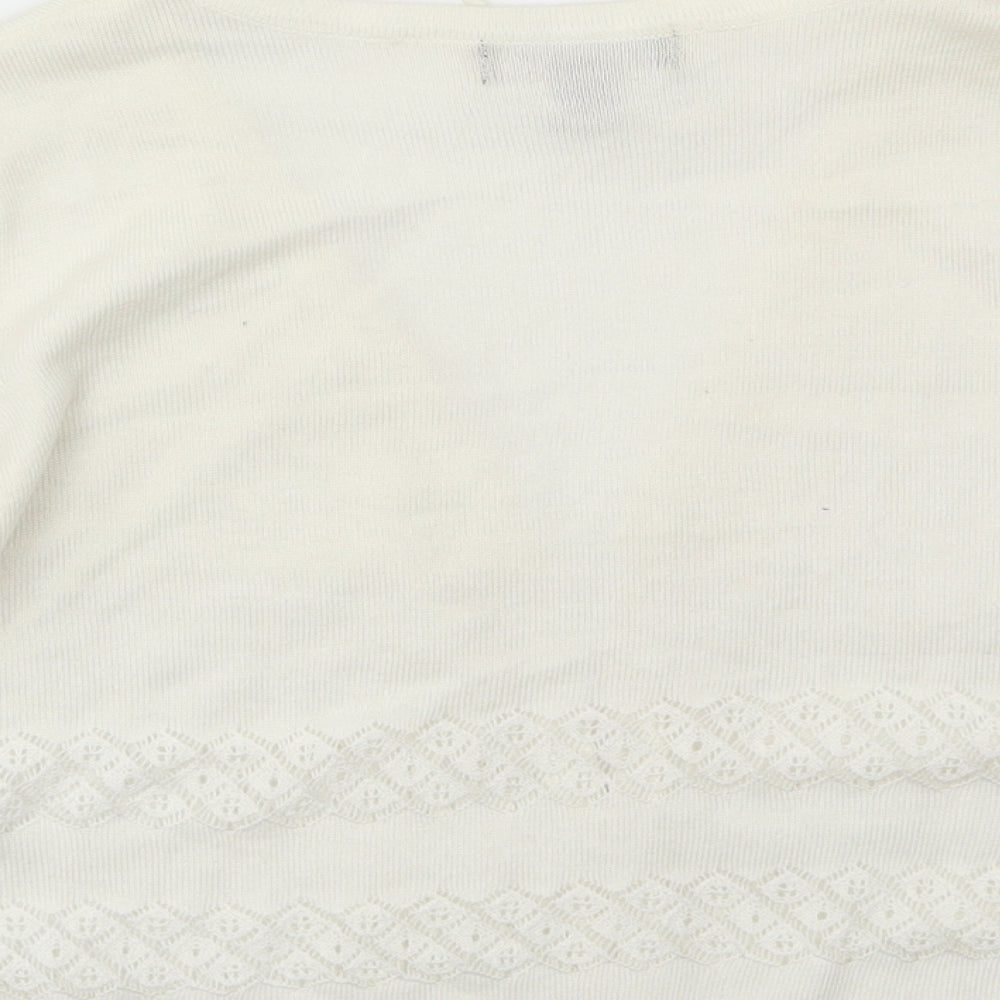 Primark Womens Ivory   Cardigan Jumper Size 12