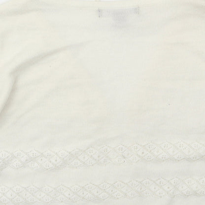 Primark Womens Ivory   Cardigan Jumper Size 12