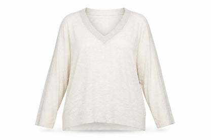 Womens UK Size L b.young Ivory Basic T-Shirt