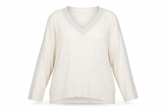 Womens UK Size L b.young Ivory Basic T-Shirt