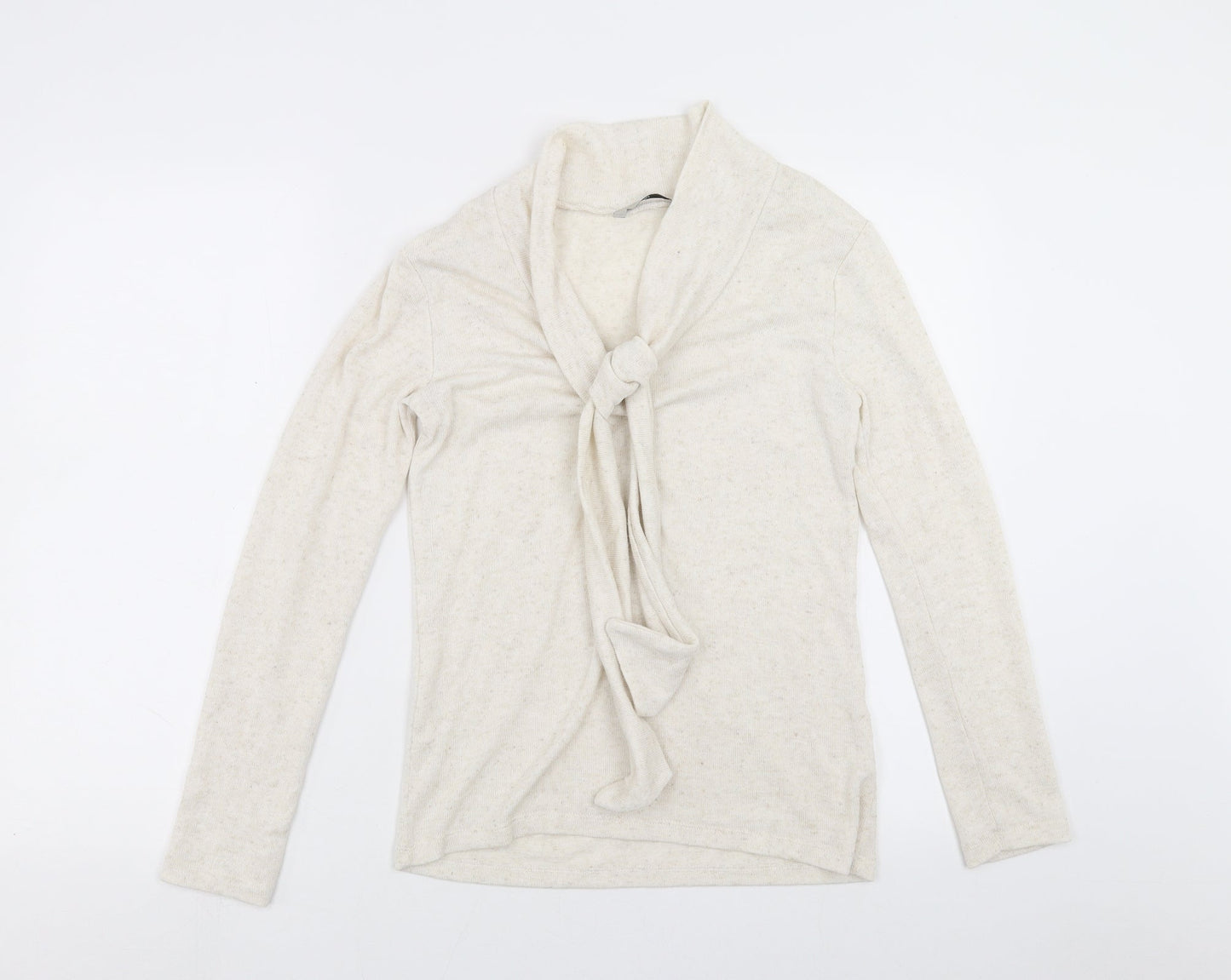 TU Womens Beige  Knit Pullover Jumper Size 8