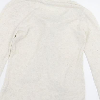 TU Womens Beige  Knit Pullover Jumper Size 8