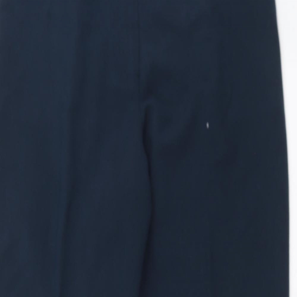 Womens UK Size 14 Essential Collection Regular Fit  Blue Trousers
