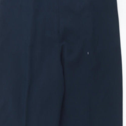 Womens UK Size 14 Essential Collection Regular Fit  Blue Trousers