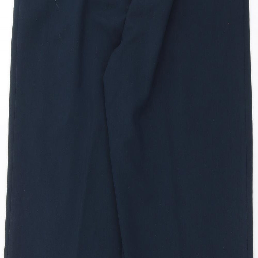 Womens UK Size 14 Essential Collection Regular Fit  Blue Trousers
