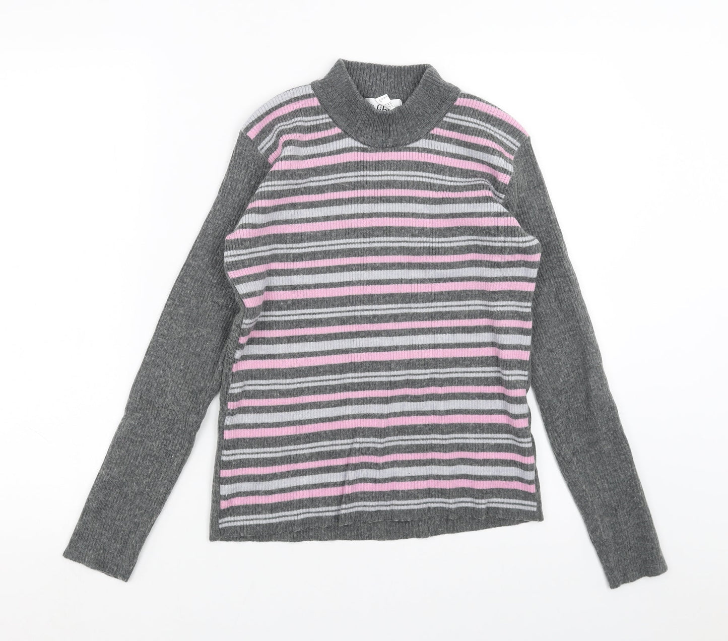 Womens UK Size 10 AFIBEL Grey Pullover Jumper