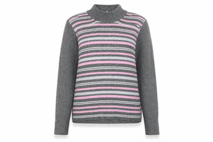 Womens UK Size 10 AFIBEL Grey Pullover Jumper