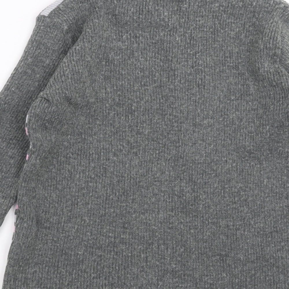 Womens UK Size 10 AFIBEL Grey Pullover Jumper