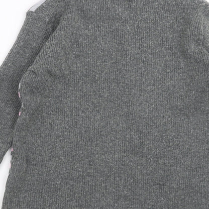 Womens UK Size 10 AFIBEL Grey Pullover Jumper