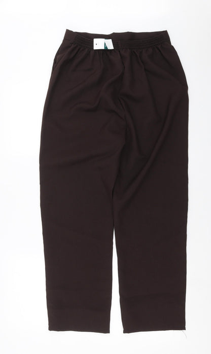 Womens UK Size 16 NSF Regular Fit  Brown Trousers