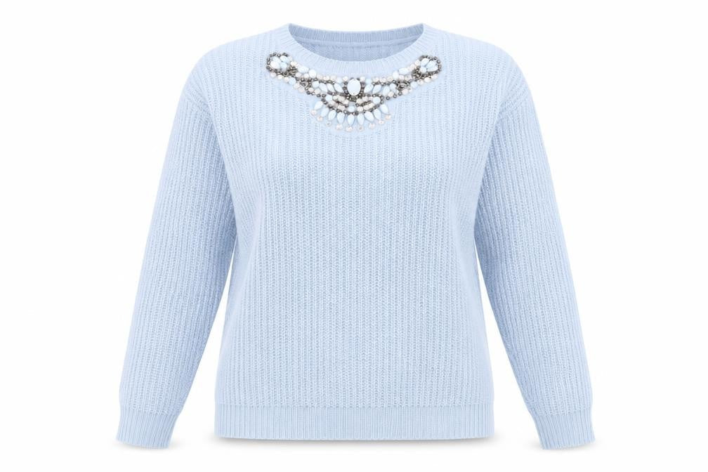 Womens UK Size 14 Select Blue Pullover Jumper