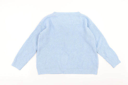 Womens UK Size 14 Select Blue Pullover Jumper