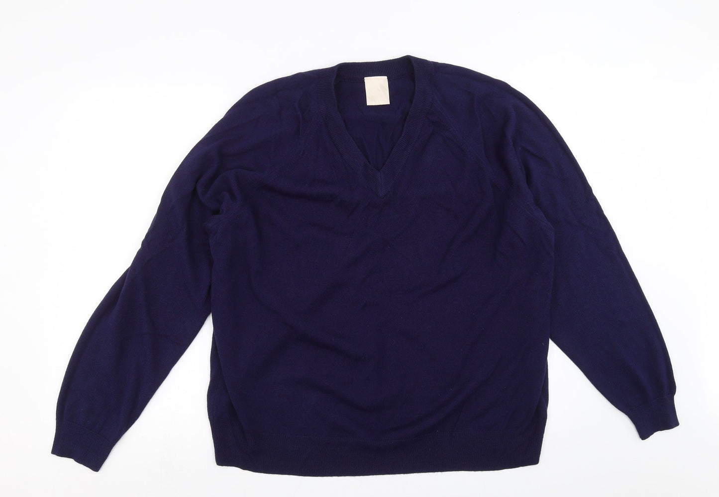 PREMIER MAN  Mens Blue  Knit Pullover Jumper Size XL