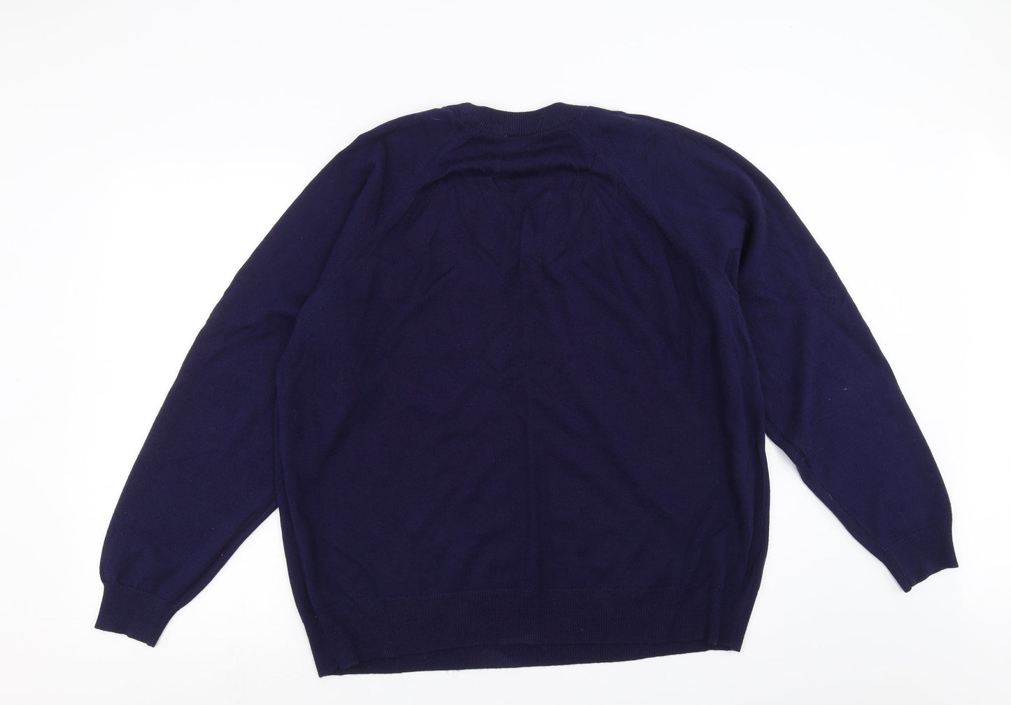 PREMIER MAN  Mens Blue  Knit Pullover Jumper Size XL