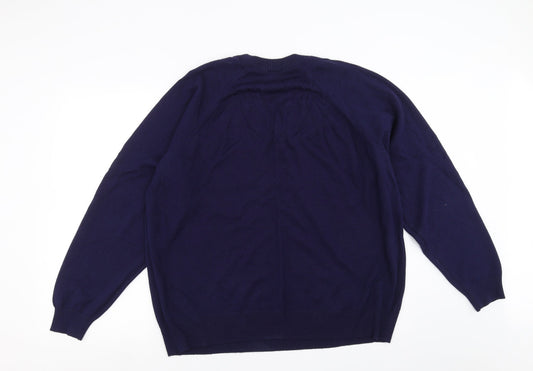 PREMIER MAN  Mens Blue  Knit Pullover Jumper Size XL