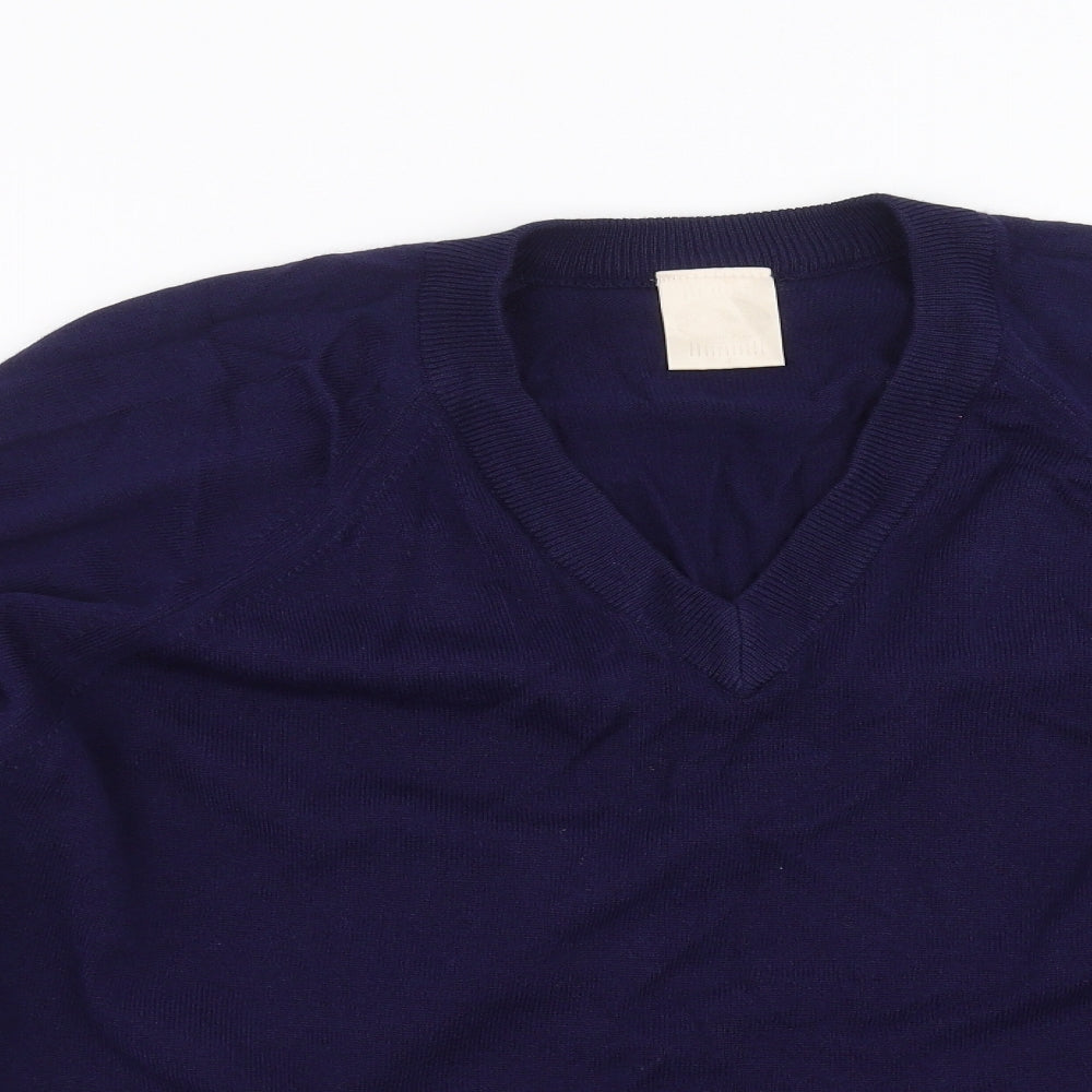 PREMIER MAN  Mens Blue  Knit Pullover Jumper Size XL