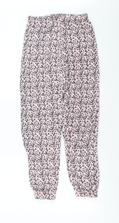 Love sleep Womens Pink Animal Print   Pyjama Pants Size 8