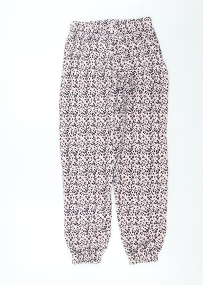 Love sleep Womens Pink Animal Print   Pyjama Pants Size 8