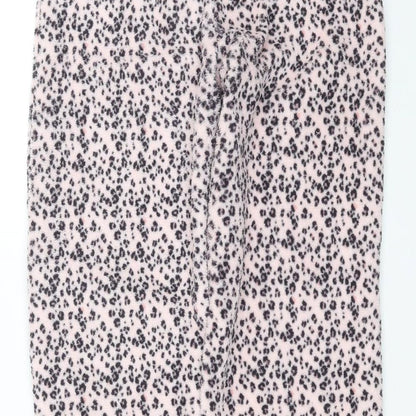 Love sleep Womens Pink Animal Print   Pyjama Pants Size 8