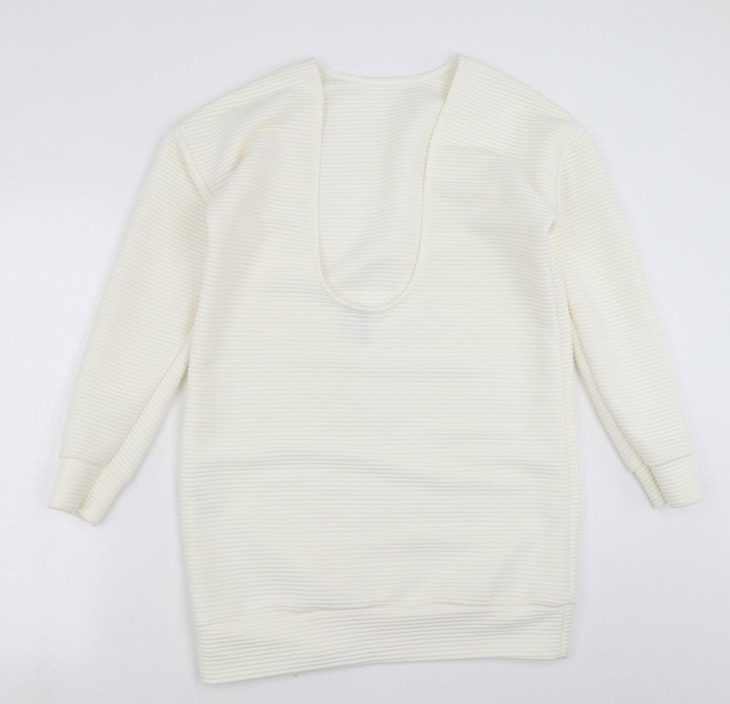 Womens UK Size 8 ASOS White Pullover Sweatshirt