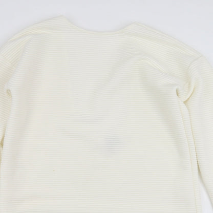 Womens UK Size 8 ASOS White Pullover Sweatshirt