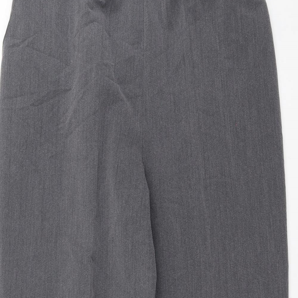 Womens UK Size 34 in Preworn Regular Fit  Grey Trousers