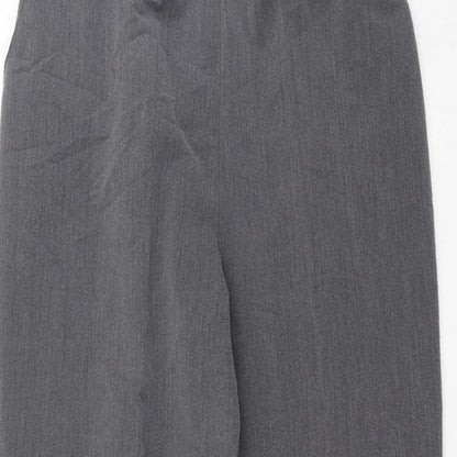 Womens UK Size 34 in Preworn Regular Fit  Grey Trousers