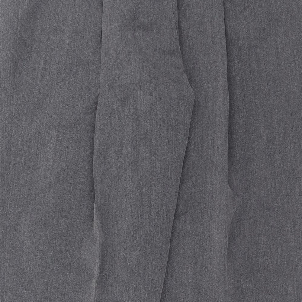 Womens UK Size 34 in Preworn Regular Fit  Grey Trousers