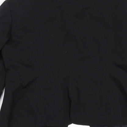 Preworn Womens Black   Jacket Suit Jacket Size 16