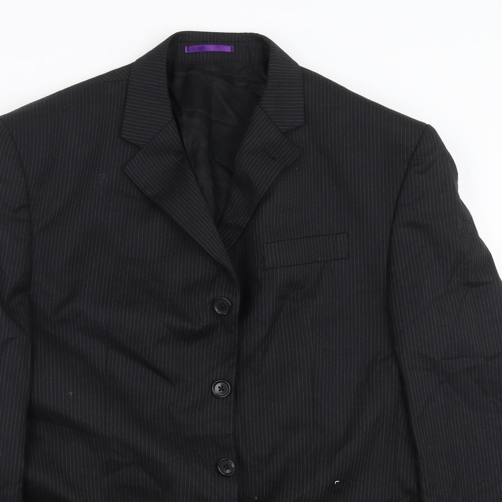 Mens UK Size 40 NEXT Regular Black Suit Jacket