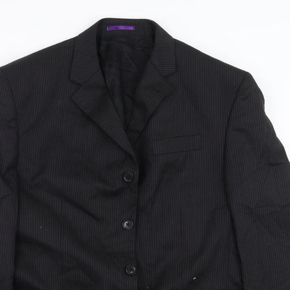 Mens UK Size 40 NEXT Regular Black Suit Jacket