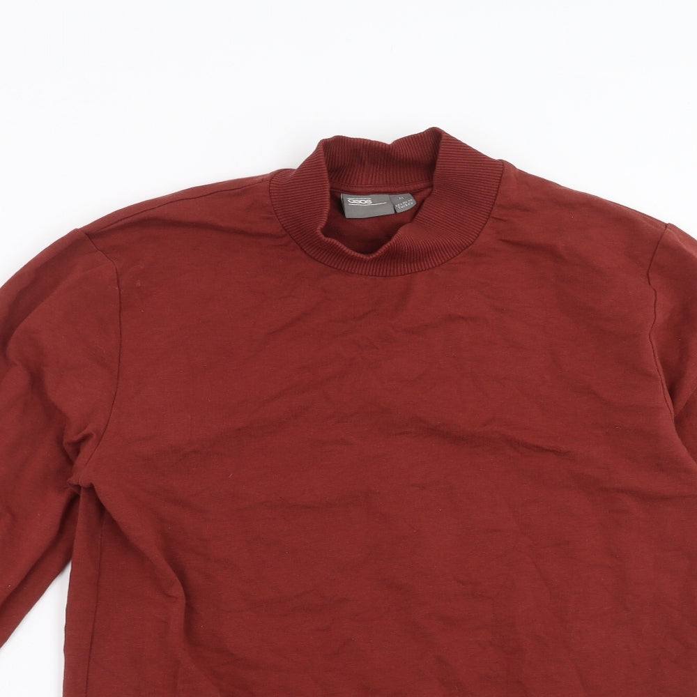 Mens UK Size M ASOS Brown Pullover Sweatshirt