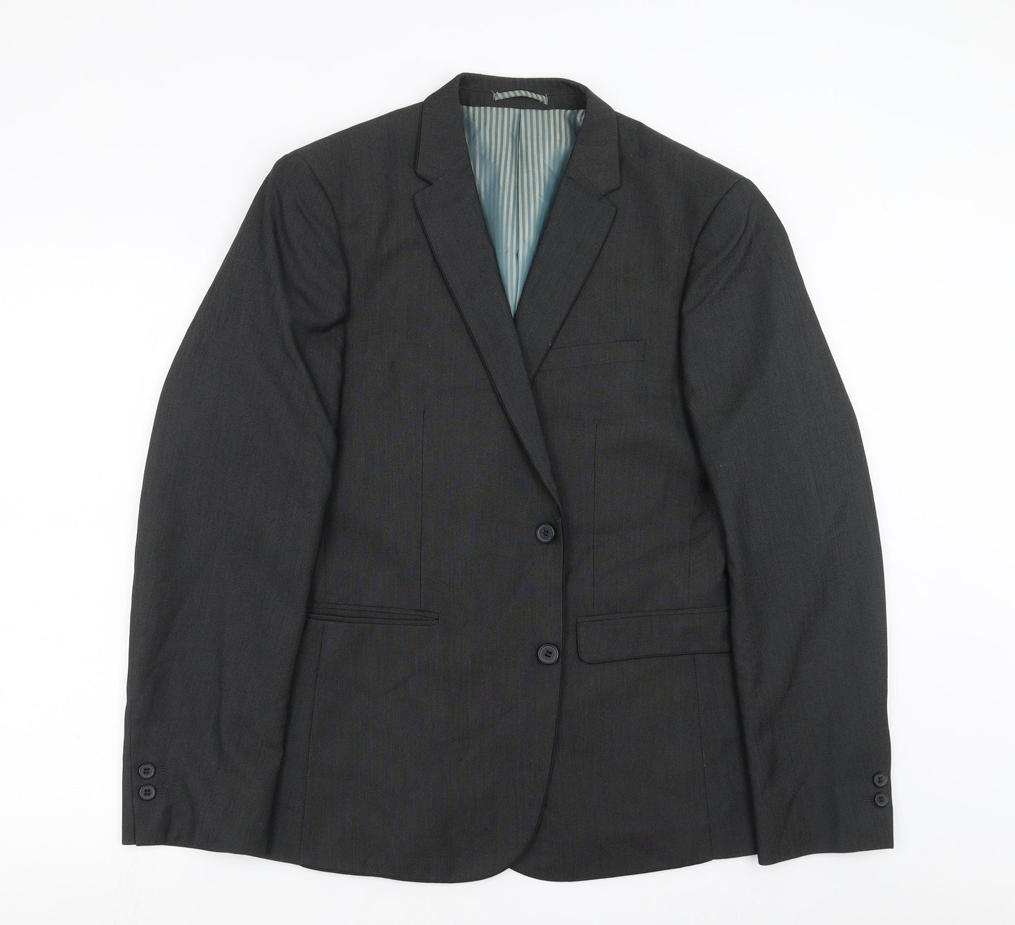 Mens UK Size 40 Goodsouls Regular Grey Suit Jacket