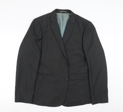 Mens UK Size 40 Goodsouls Regular Grey Suit Jacket
