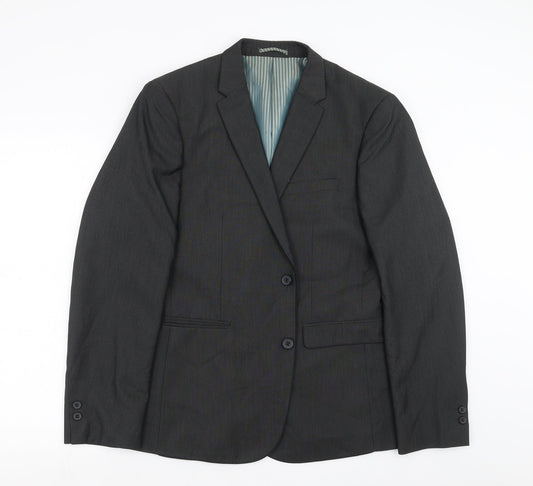 Mens UK Size 40 Goodsouls Regular Grey Suit Jacket