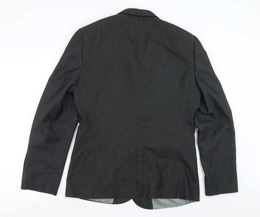 Mens UK Size 40 Goodsouls Regular Grey Suit Jacket