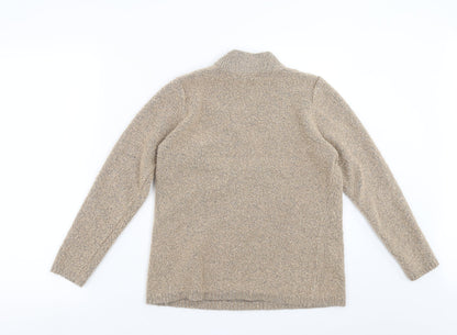 Womens UK Size M BM Beige Pullover Jumper