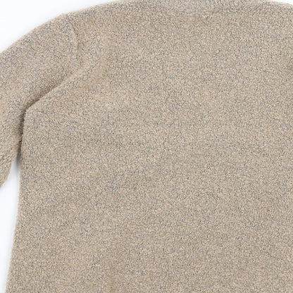 Womens UK Size M BM Beige Pullover Jumper