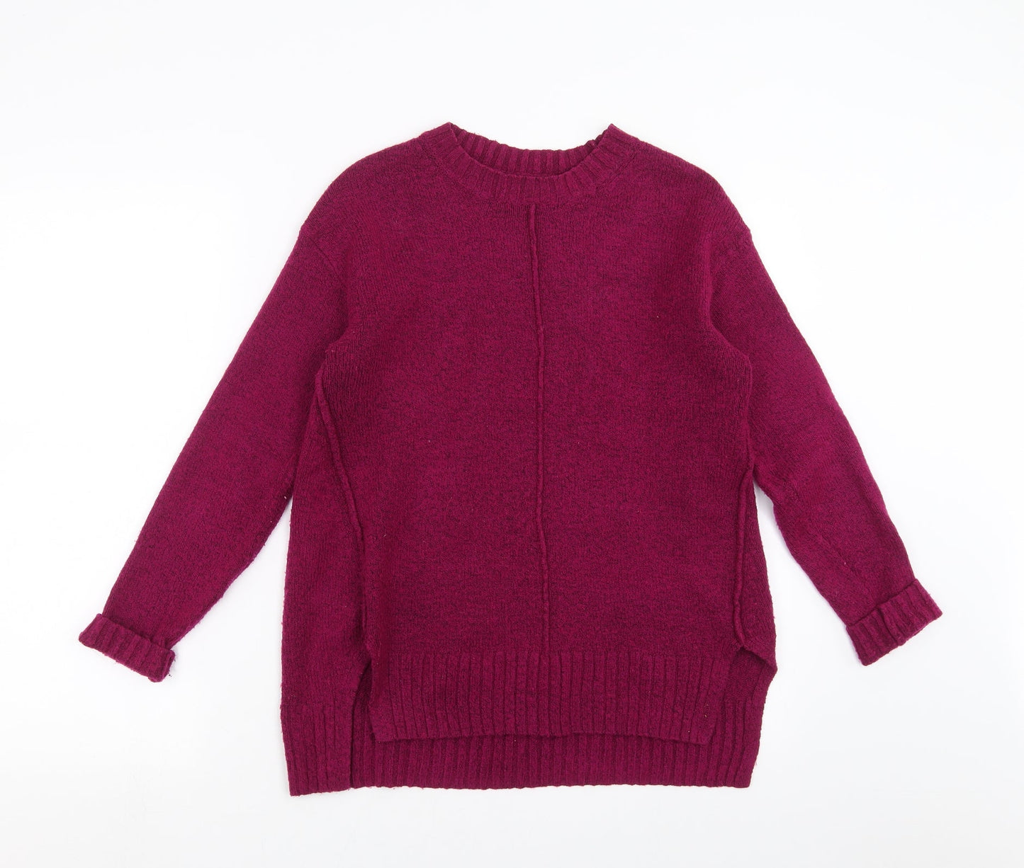Womens UK Size S Marks and Spencer Purple Pullover Jumper