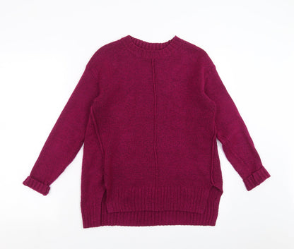 Womens UK Size S Marks and Spencer Purple Pullover Jumper