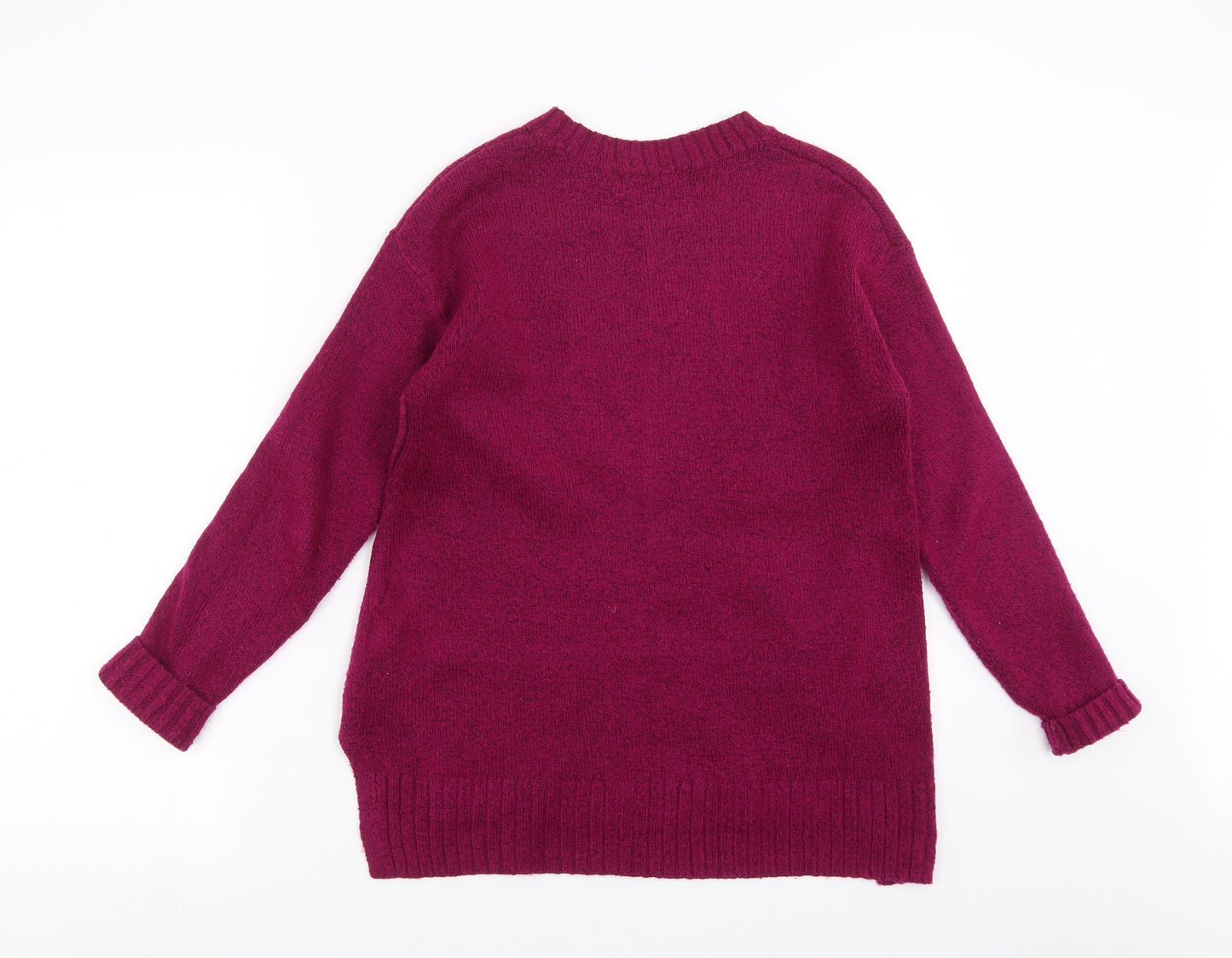 Womens UK Size S Marks and Spencer Purple Pullover Jumper