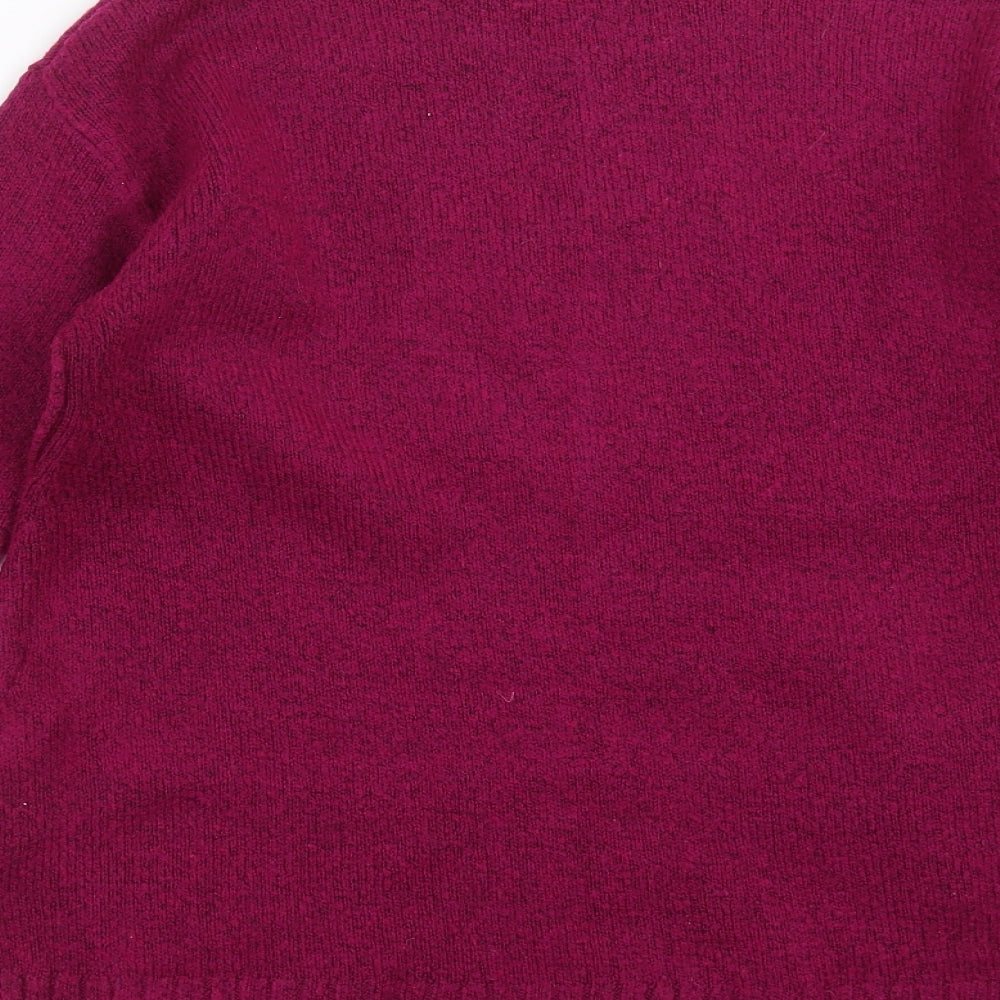 Womens UK Size S Marks and Spencer Purple Pullover Jumper