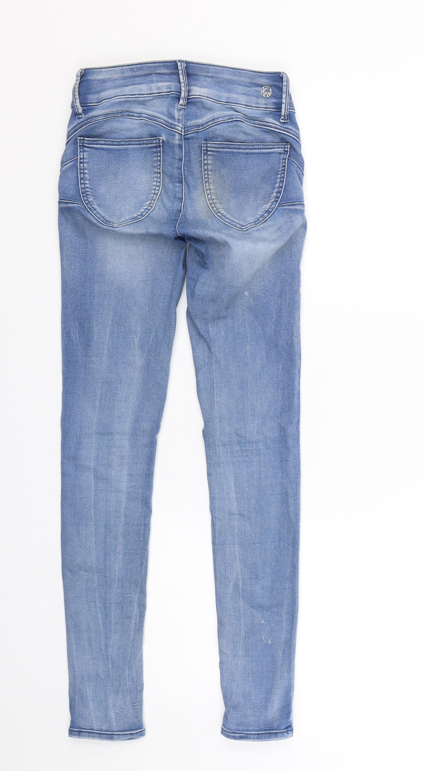 Womens UK Size 32 TALLY WEiJL Regular Fit Jegging Blue Jeans