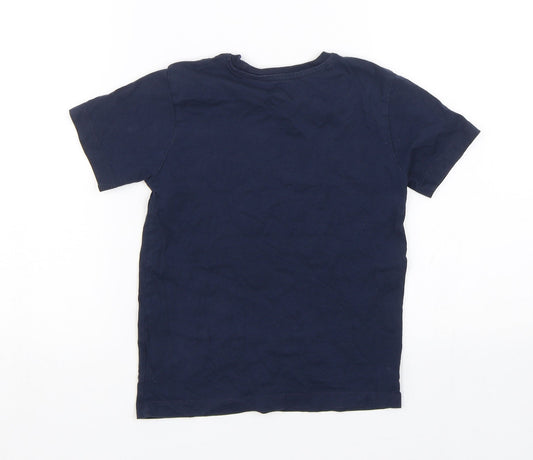 Preworn Boys Blue   Basic T-Shirt Size 5-6 Years  - Prince