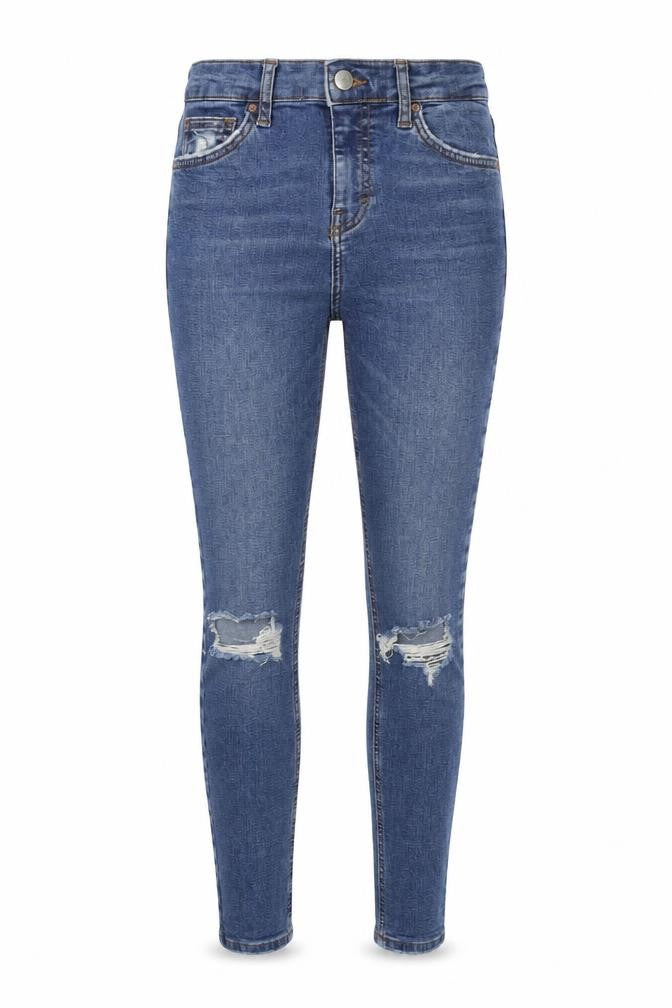 Womens UK Size 26 Topshop Regular Fit Skinny Blue Jeans