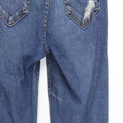 Topshop Womens Blue  Denim Skinny Jeans Size 26 L26 in