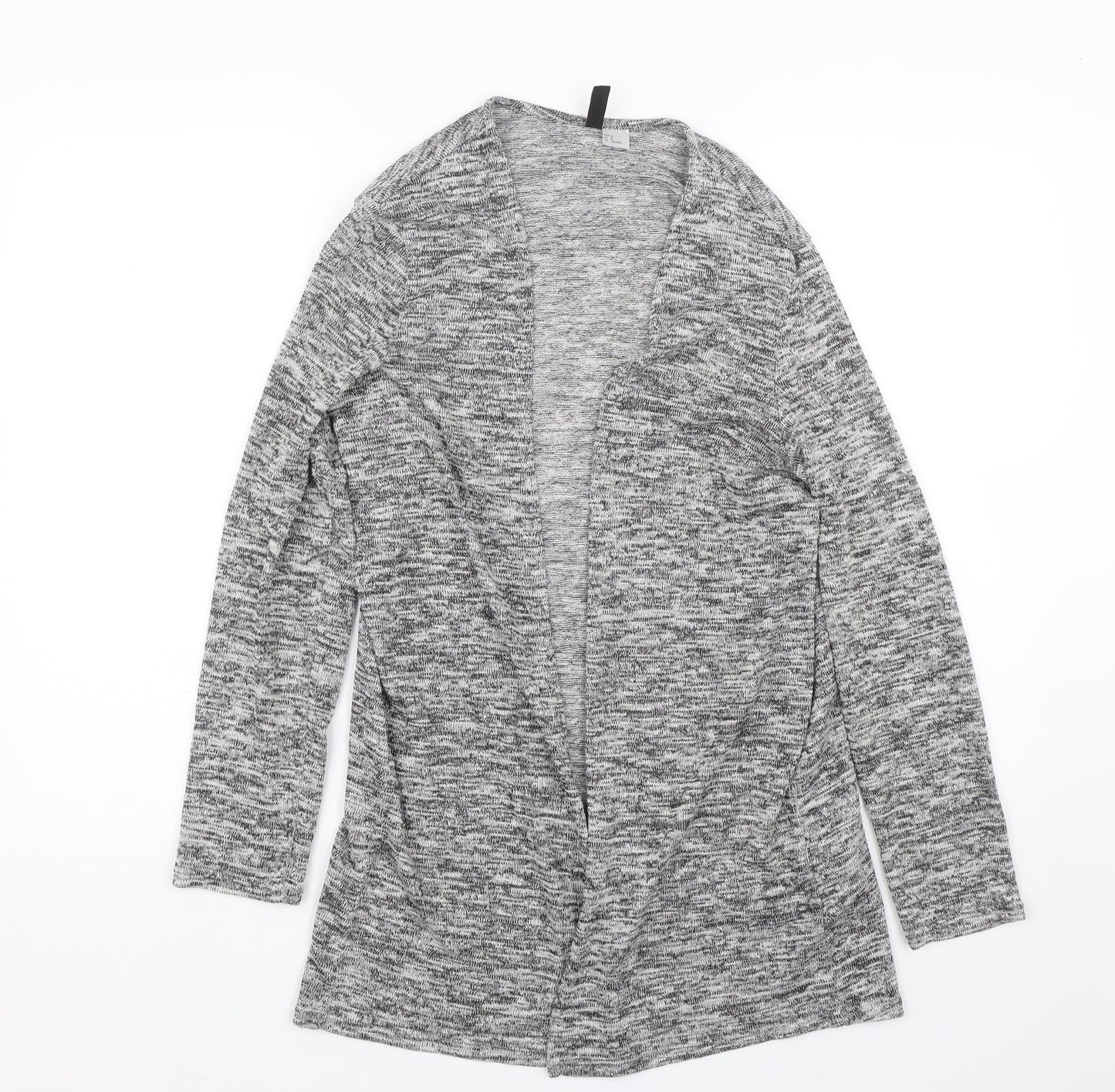 Womens UK Size M H&M Grey Cardigan Jumper