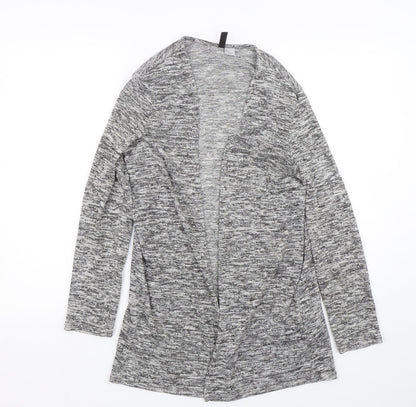Womens UK Size M H&M Grey Cardigan Jumper